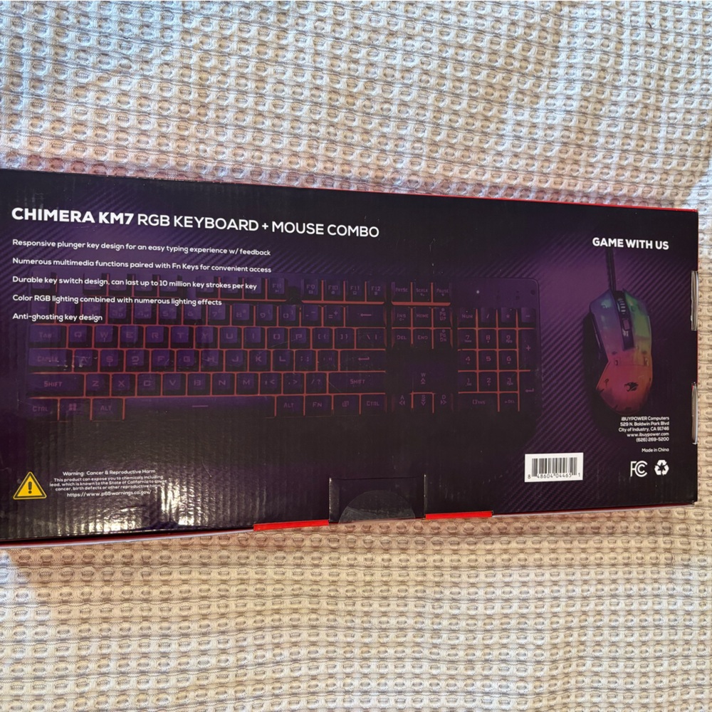 iBUYPOWER RGB Keyboard and Mouse Combo - Picture 2 of 2